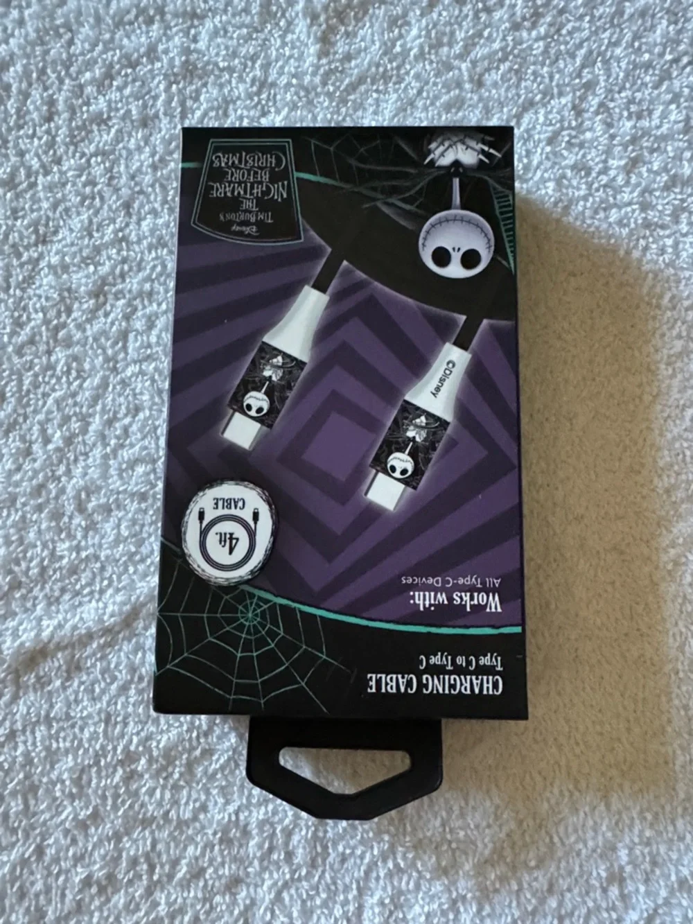 Disney Tim Burton’s The Nightmare Before Christmas Charging Cable Type C